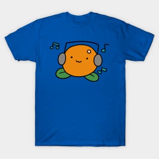 Orange with Headphones T-Shirt